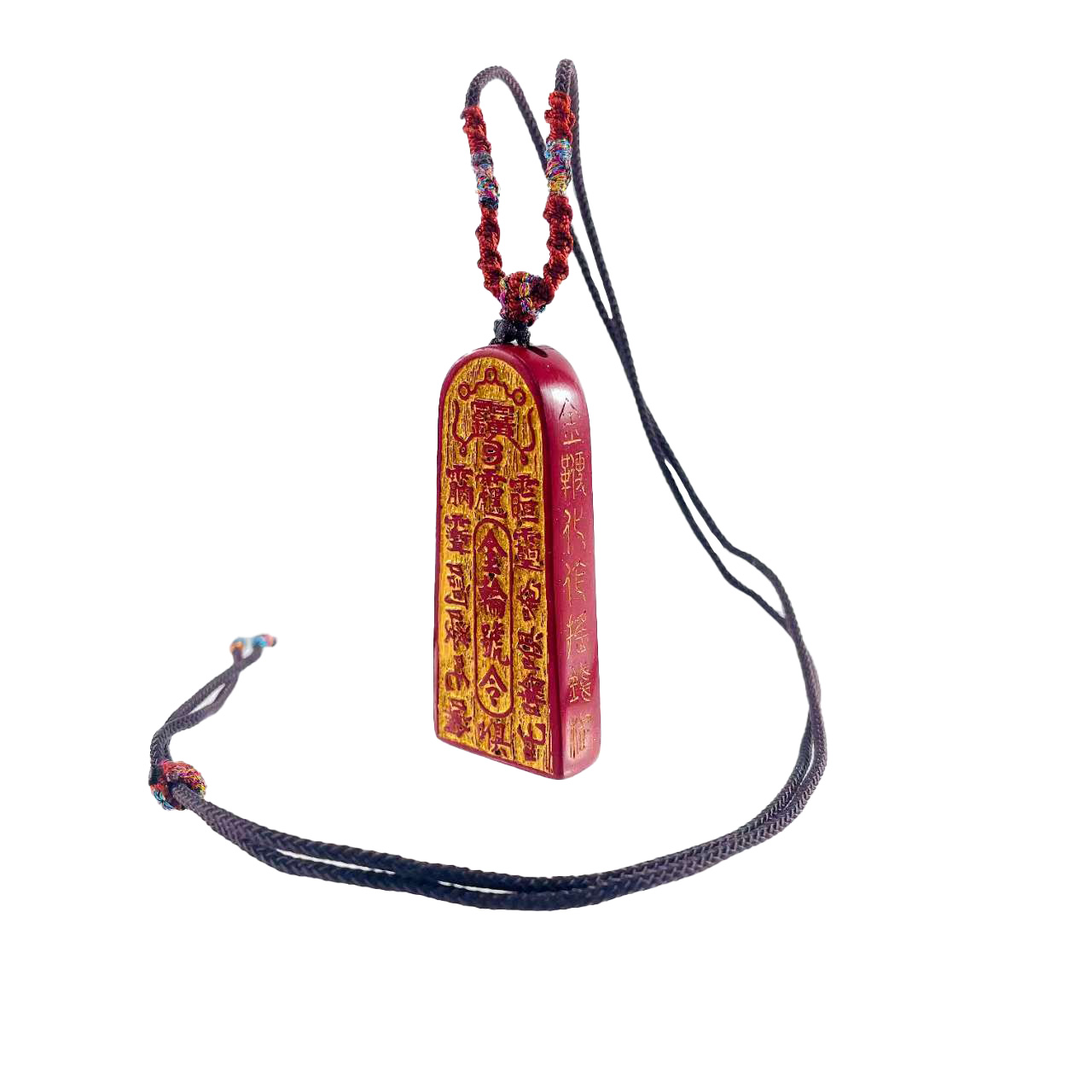 Five Thunder Order Pendant-Taoist Magic Instrument Natural Cinnabar Five Thunder Order Calling Token